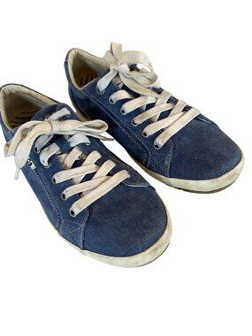 Women's 10 Taos Star Blue Denim Casual Comfort Lace Up Sneakers Shoes EU41